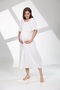 Women's Powder Flounce Shawl Collar Special Design Maternity Pregnant Dressing Gown Nightgown Set - 4