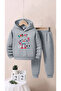 Children's Boys/Girls Robot Printed Top and Bottom Tracksuit Set