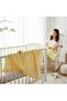 Copy - Plush Blanket Green Self-Patterned with Teddy Bear Figure for Girls and Boys - 2