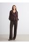 V Neck Ruffle Chiffon Blouse - 2