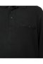 Large Size Polo Neck Thessaloniki Sweatshirt with Pockets (Wide Comfortable Fit) - 4