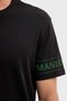 With Logo 100% Cotton Regular Fit Crew Neck t Shirt Men t Shirt Xm001437 Af10356 - 5