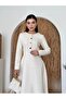 White Button Tweed Dress - 7