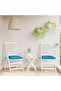 Pallet Cushions 2pcs Light Blue 50x50x7 cm Oxford Fabric