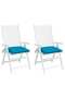 Pallet Cushions 2pcs Light Blue 50x50x7 cm Oxford Fabric - 2