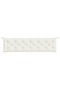 Garden Bench Cushions 2pcs Melange Cream 100x50x7 cm Fabric - 5