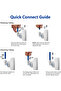 10pcs 1/4 inch OD Tubing&Hose&Pipe Use Inline Shut Off Ball Valve Plastic Quick Connect Fittings ... - 3