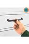 Drawer Cabinet Handle Kitchen Handle Metal Handle Furniture Cabinet Handles Color (160 Mm-16.0 cm) Black - 4