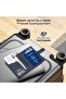حامل جواز سفر ذكي من الجلد مع حماية RFID، وميزة تتبع Apple Find My Global، وشبكة لاسلكية - 9