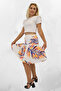 Women's Short Skirt Viscose Fabric Midi Length