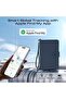 حامل جواز سفر ذكي من الجلد مع حماية RFID، وميزة تتبع Apple Find My Global، وشبكة لاسلكية - 5