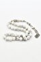 Natural Howlite Stone 33 Beads Prayer Beads with Metal Tassel 10mm Sphere Cut 902249 - 4