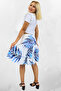 Women's Short Skirt Viscose Fabric Midi Length