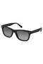 Matte Black Unisex Sunglasses with Polarized Lenses with Uv400 Protection 1376 C0101M - 2