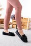 Women's Winter Ribbon Buckle Plush Wool Furry Dowry Bundle Fluffy Indoor Outdoor Ballet Flats - 3