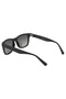 Matte Black Unisex Sunglasses with Polarized Lenses with Uv400 Protection 1376 C0101M - 3