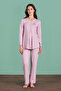Prenatal & Postpartum Pajama Set for Pregnancy and Postpartum – Soft Viscose Fabric - 1946 - 3