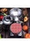 ZICA Burger Maker Machine Commercial Hamburger Press 150mm/6 Inch Stainless Steel Hamburger Press He - 3