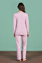 Prenatal & Postpartum Pajama Set for Pregnancy and Postpartum – Soft Viscose Fabric - 1946 - 6