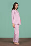 Prenatal & Postpartum Pajama Set for Pregnancy and Postpartum – Soft Viscose Fabric - 1946 - 5