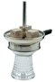 Hookah Bowl Set Crystal Glass Shisha Bowl Hookah Head with Heat Management - 5