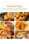 CENAP Commercial Deep Fryer, Gas Fryer Machine with Lid, 10L*2 Tanks and 2 Baskets, Surrounding 3D F - 8