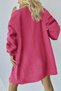 Women's V-Neck Pink Knitwear Cardigan - 5