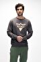 سويت شيرت مطبوع للرجال من Mountain Anthracite Crewneck - 4