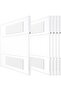 Acrylic Wall-Mounted Sign Holder by SLASA, 6 Pieces, Transparent Frame 6 × 4 Inches with Double-Sid