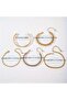 Minimal Gold Color Bracelet Set 5-Piece Bracelet Combination 0325 - 3