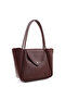 Bordo Shk249 Faux Leather, Single Compartment with Snap Closure, Large Size Hand, Arm, and Shoulder Bag - 2