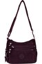 Slim City Cross Bag, Water-Resistant Oxford, Multi-Zip Front, Adjustable Strap -