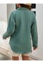 Women's Seersucker Pastel Green Long Sleeve Shirt - 5