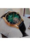Raymond Green Gold Automatic Men's Wristwatch - 6