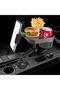 Car Cup Holder Tray, Adjustable Vehicle Food and Drink Stand with Phone Mount, Black - 4