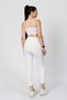 Women's Summer Ecru Trend Model Pencil Detailed High Waist Fabric Trousers 30062 - 4