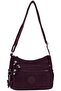 Slim City Cross Bag, Water-Resistant Oxford, Multi-Zip Front, Adjustable Strap - - 2