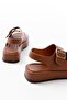 1187 Tan Wedge Heel Rubber Helmet Women's Sandals - 5