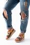 730-153 Multi Orthopedic Genuine Leather Padding Women's Sandals - 2