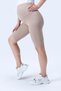 364 Beige Color Corded Fabric Shaping / Sculpting and Extra Flexible Effective High Waist Maternity Leggings - 2