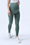 344 High Waist Maternity Leggings with Green Color Recovery and Extra Stretchy Effect - 5