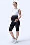 715 Black Color Extra Soft Textured, Shaping / Sculpting and Flexible Effective High Waist Maternity Leggings - 2