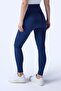 714 Navy Blue Color Extra Soft Textured, Shaping / Sculpting and Flexible Effective High Waist Maternity Leggings - 5