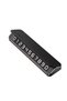 Leather and Metal Car Interior Temporary Parking Phone Number Holder, Concealable Number Holder, Magnetic Number - 6