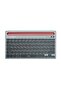 Bluetooth Wireless Rechargeable Mini Keyboard Grey TR-KB6431