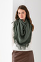 Plain Tasseled Triangle Scarf 100% Acrylic |   Women's Knitwear Shawl Scarf - Triangle Model Acrylic Scarf - 3