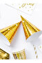 Party hats Stars, gold, 16cm - 2
