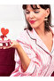 Cupcake toppers Hearts, red, height approx. 11 cm. (1 pkt / 6 pc.) - 2