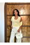 Striped Knitwear Tank Top Cardigan Set
