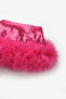 Fuchsia Sequin Tulle Detailed Girls' Skirt - Sheron - 5